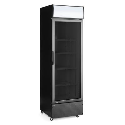 Jednokřídlá chladnička s podsvíceným panelem , Arktic, 254L, Černá, 230V/250W, 578x605x(H)1980mm | 236932